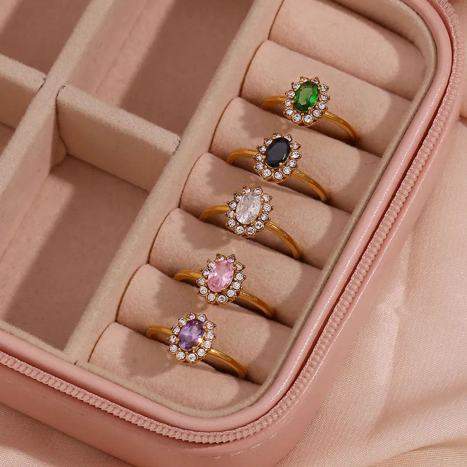 Amaryelle | Groene Zirkonia Ring