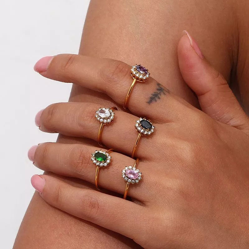 Amaryelle | Groene Zirkonia Ring