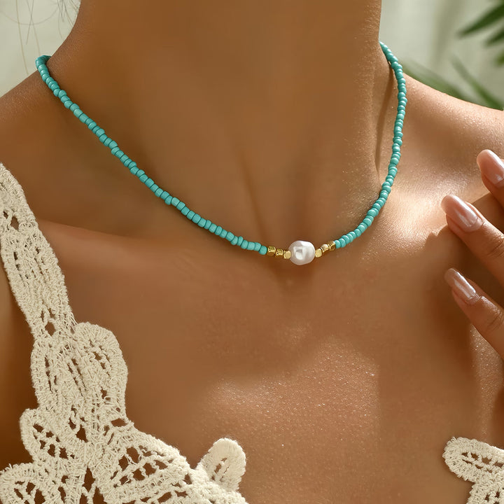 Minimalistische parelketting