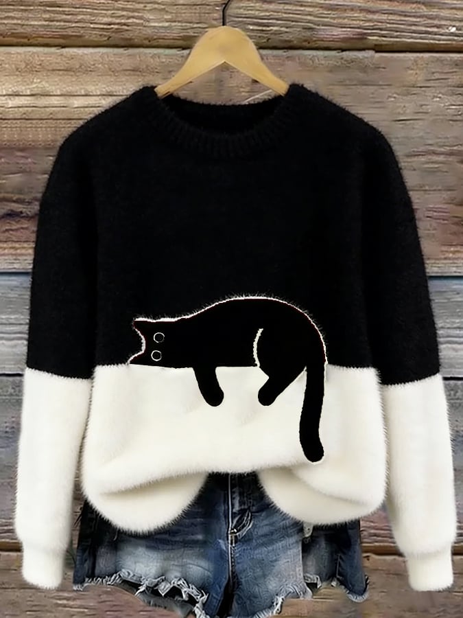 Elegante katten trui