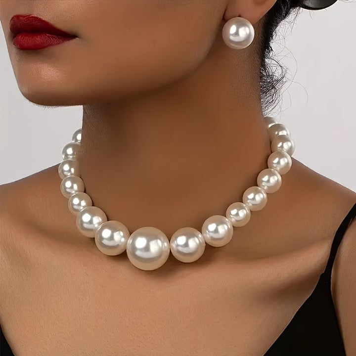 Sieradenset met klassieke vintage parels