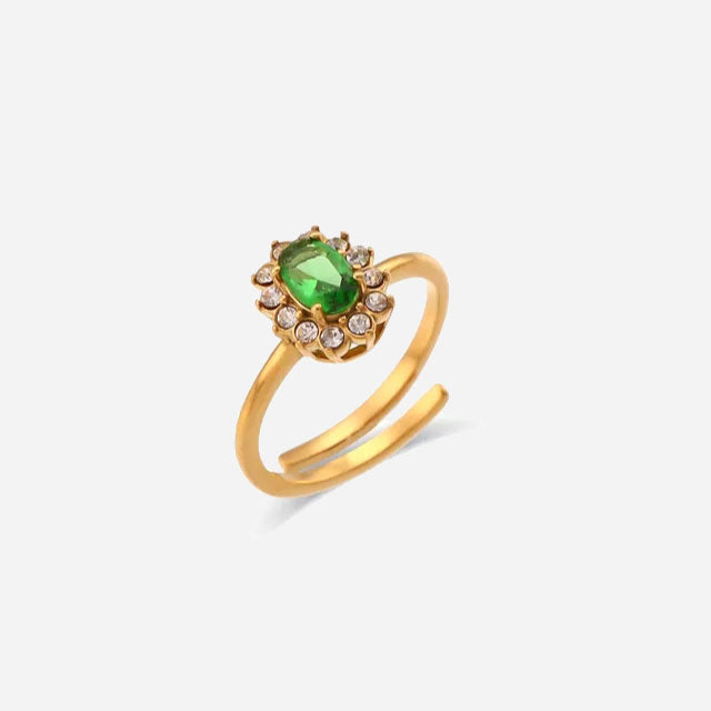 Amaryelle | Groene Zirkonia Ring