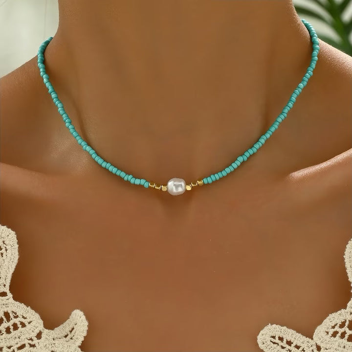 Minimalistische parelketting