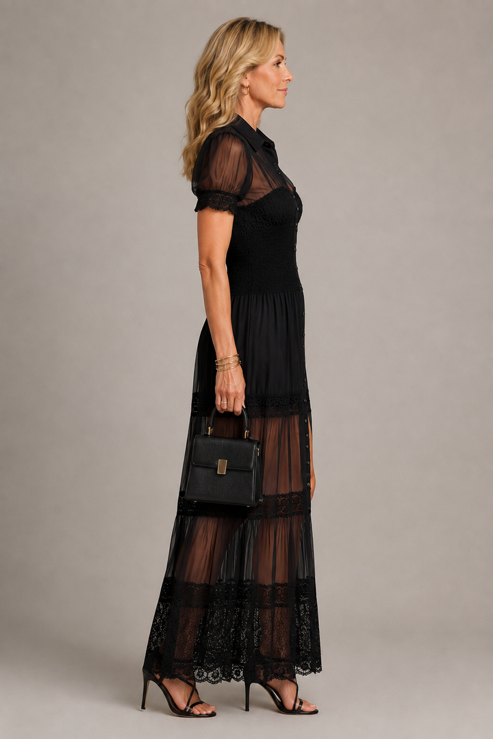 Amélie Elegante Maxi-Jurk