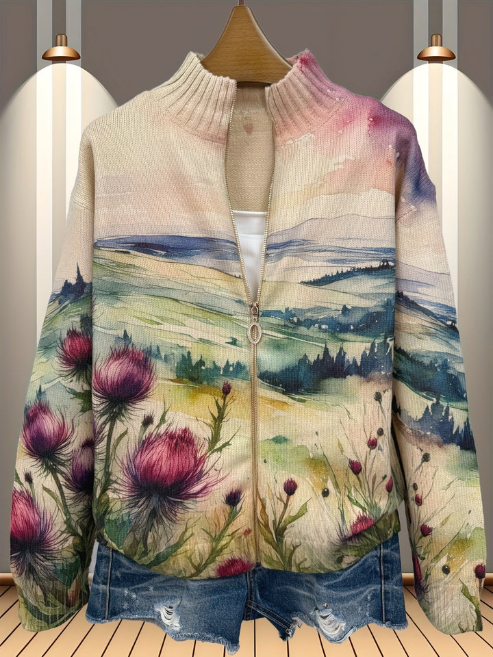 Ottoline | Thistle landschapsvest met rits