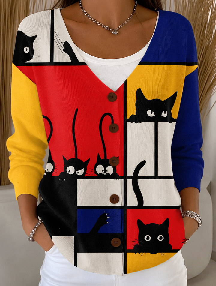 Nelleke | Getextureerd patchwork vest