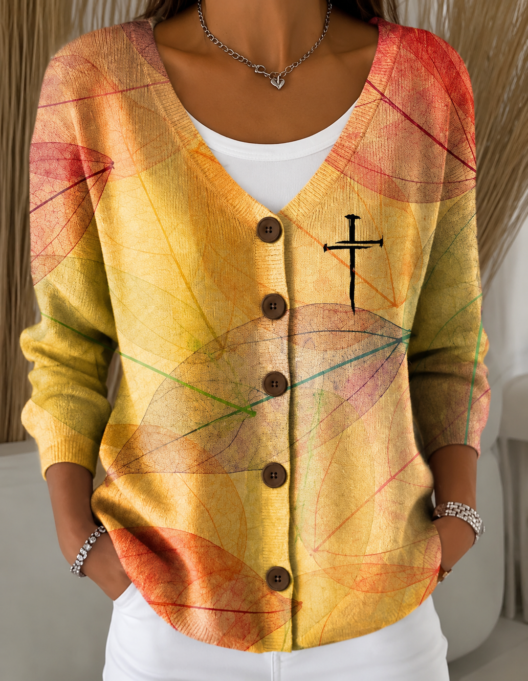 Nelleke | Getextureerd patchwork vest