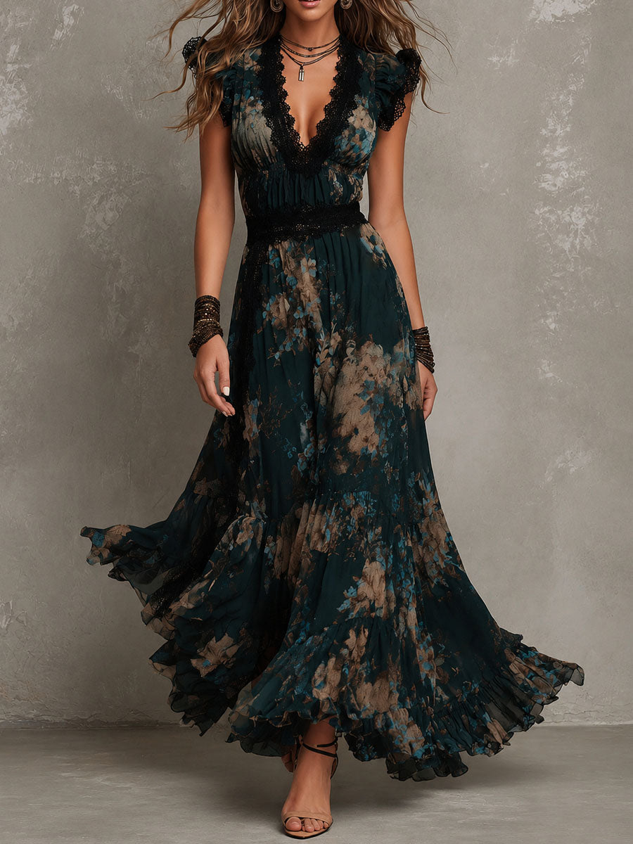 Wendy | Maxi-jurk met Bloemenprint
