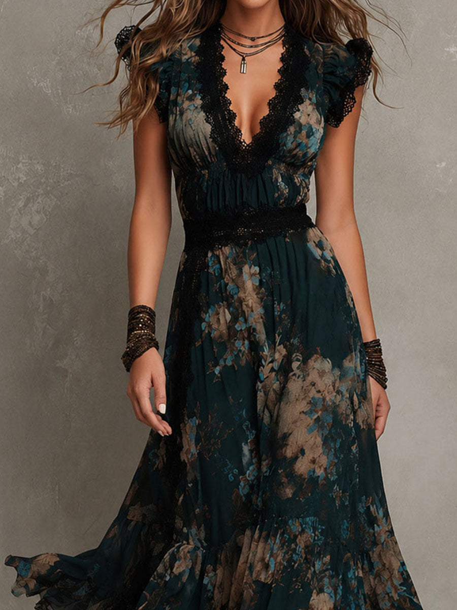 Wendy | Maxi-jurk met Bloemenprint