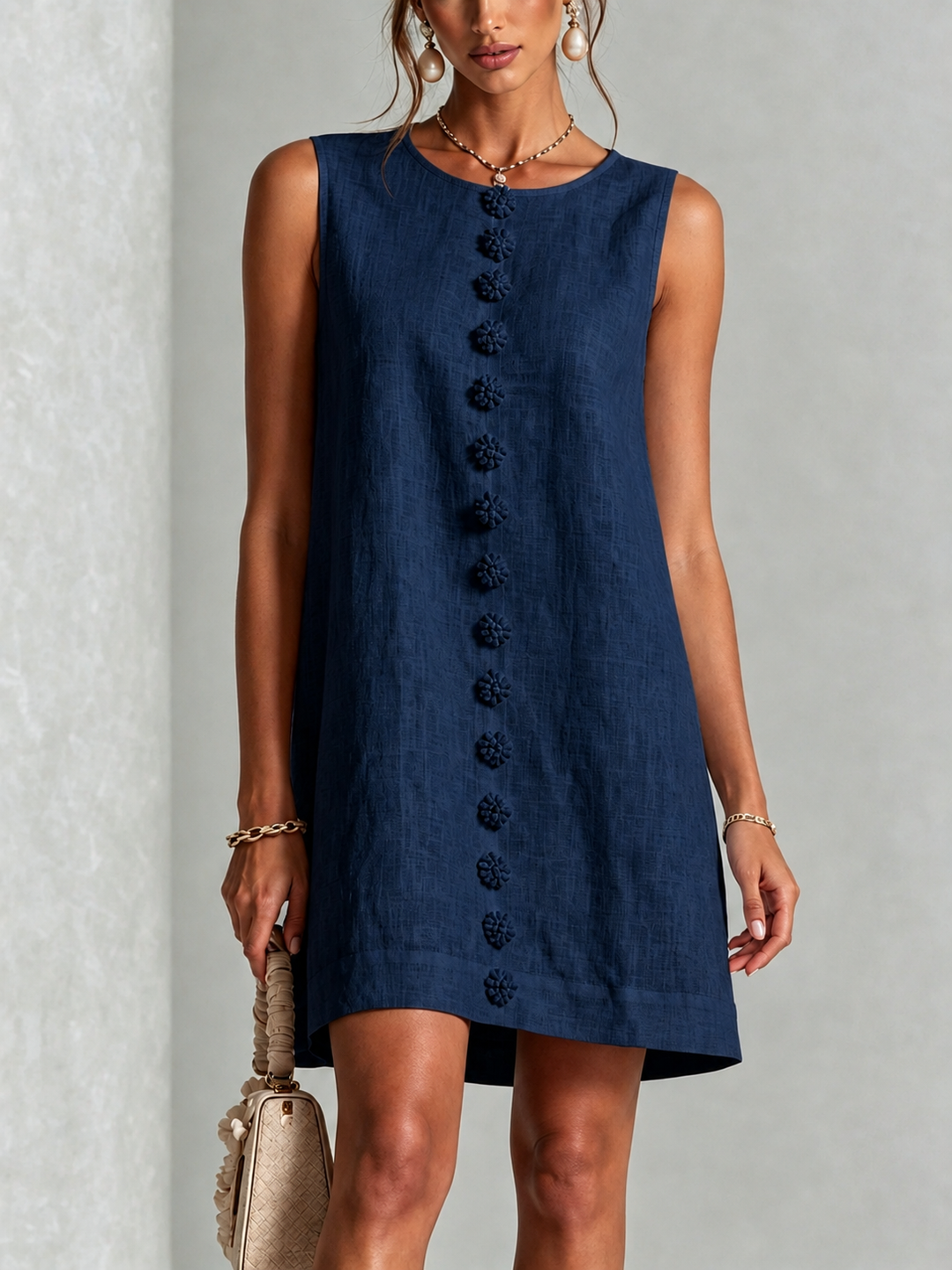 Roos Elegante Maxi-Jurk