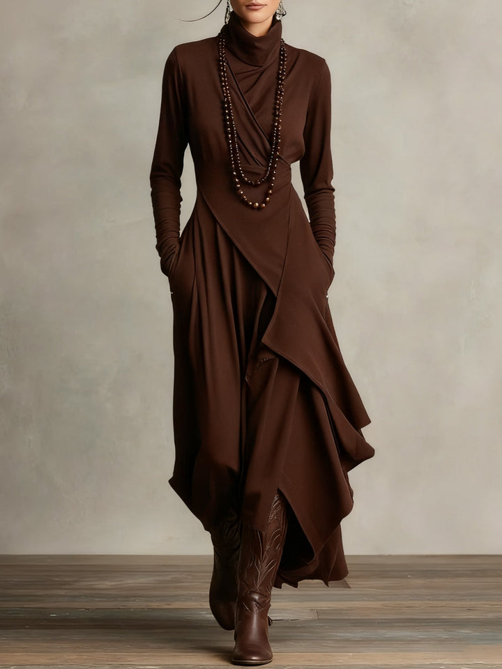Arielle | Vintage Asymmetrische Coljurk