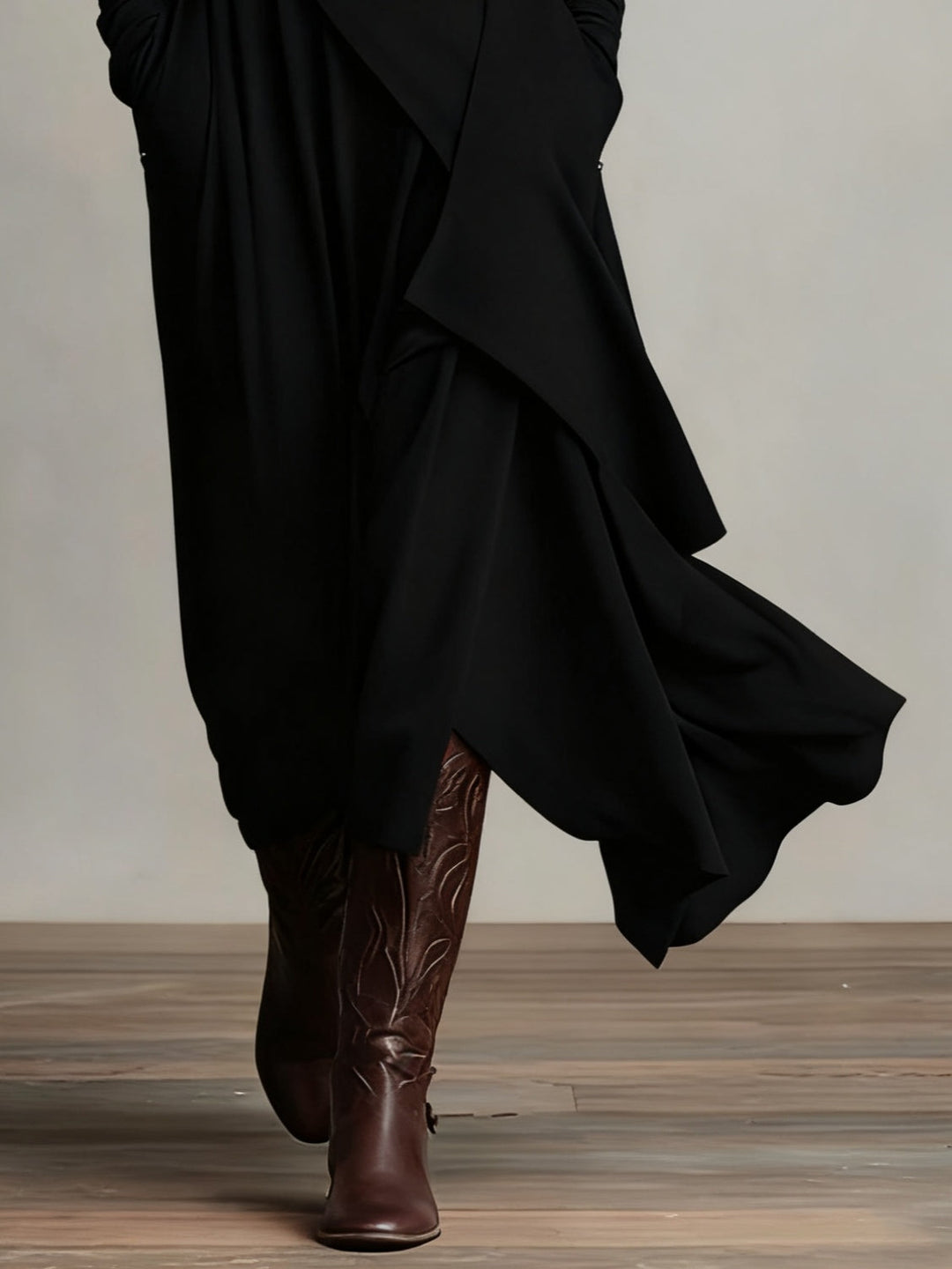 Arielle | Vintage Asymmetrische Coljurk