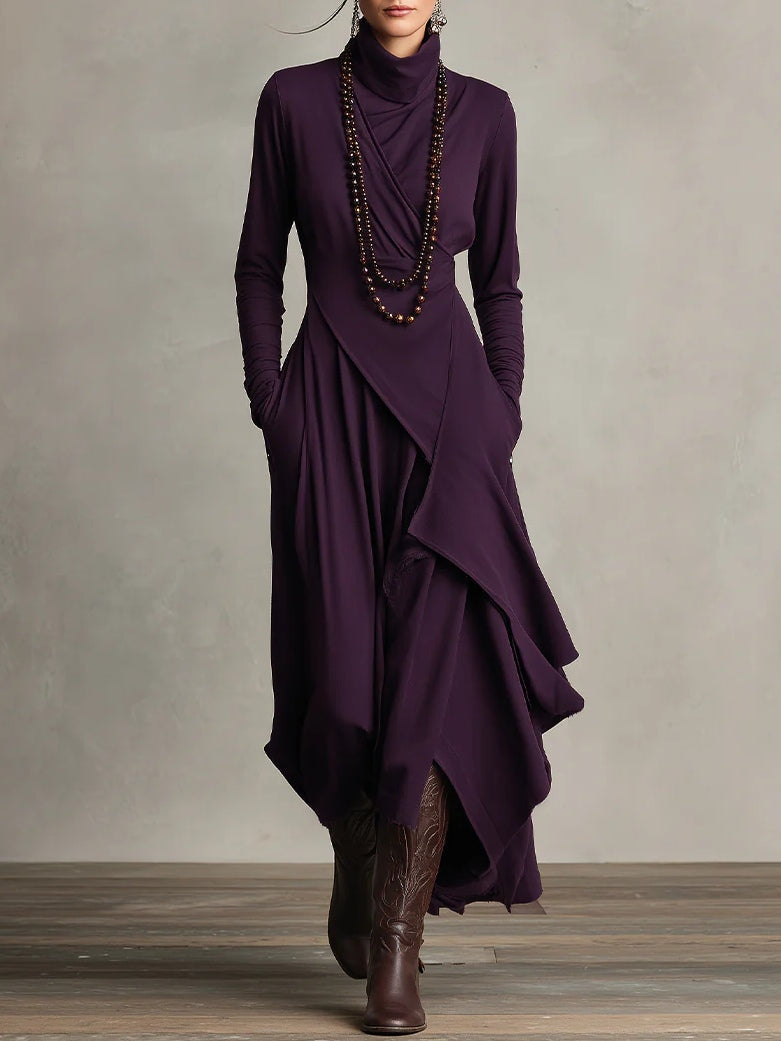 Arielle | Vintage Asymmetrische Coljurk