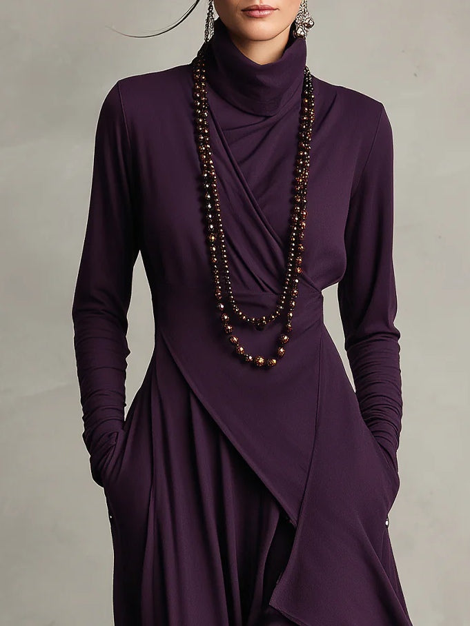Arielle | Vintage Asymmetrische Coljurk
