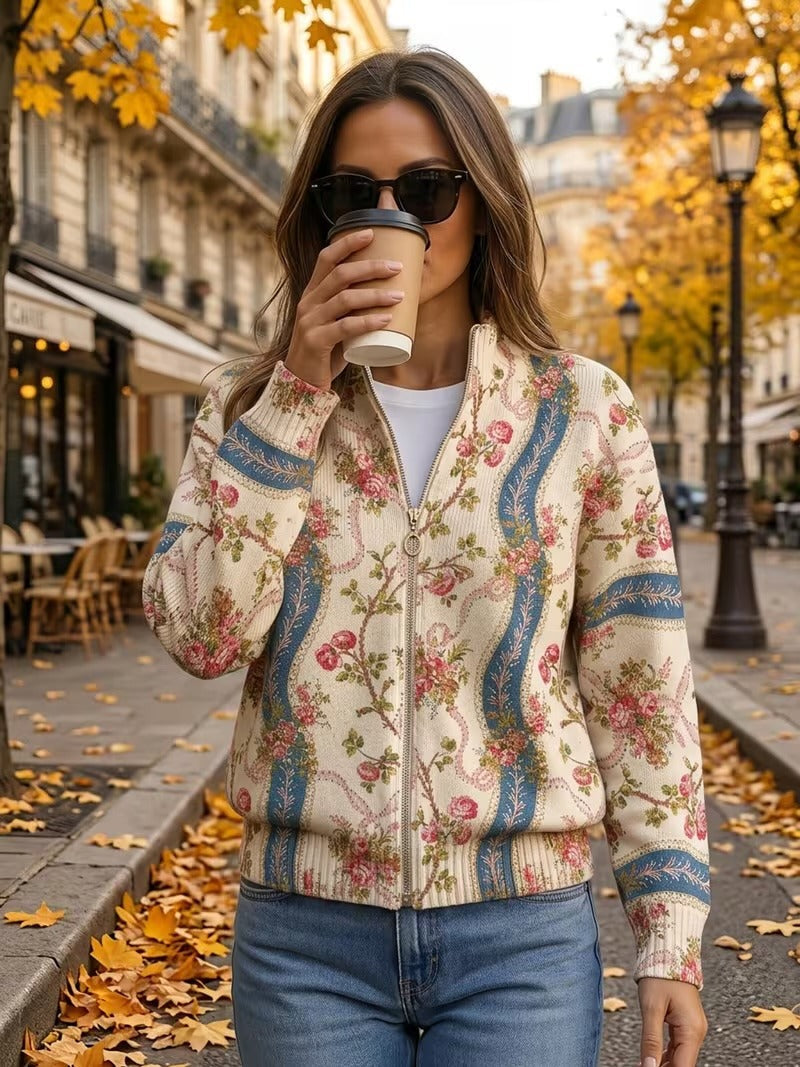 Elisabeth | Klimmend vest met rozenlint