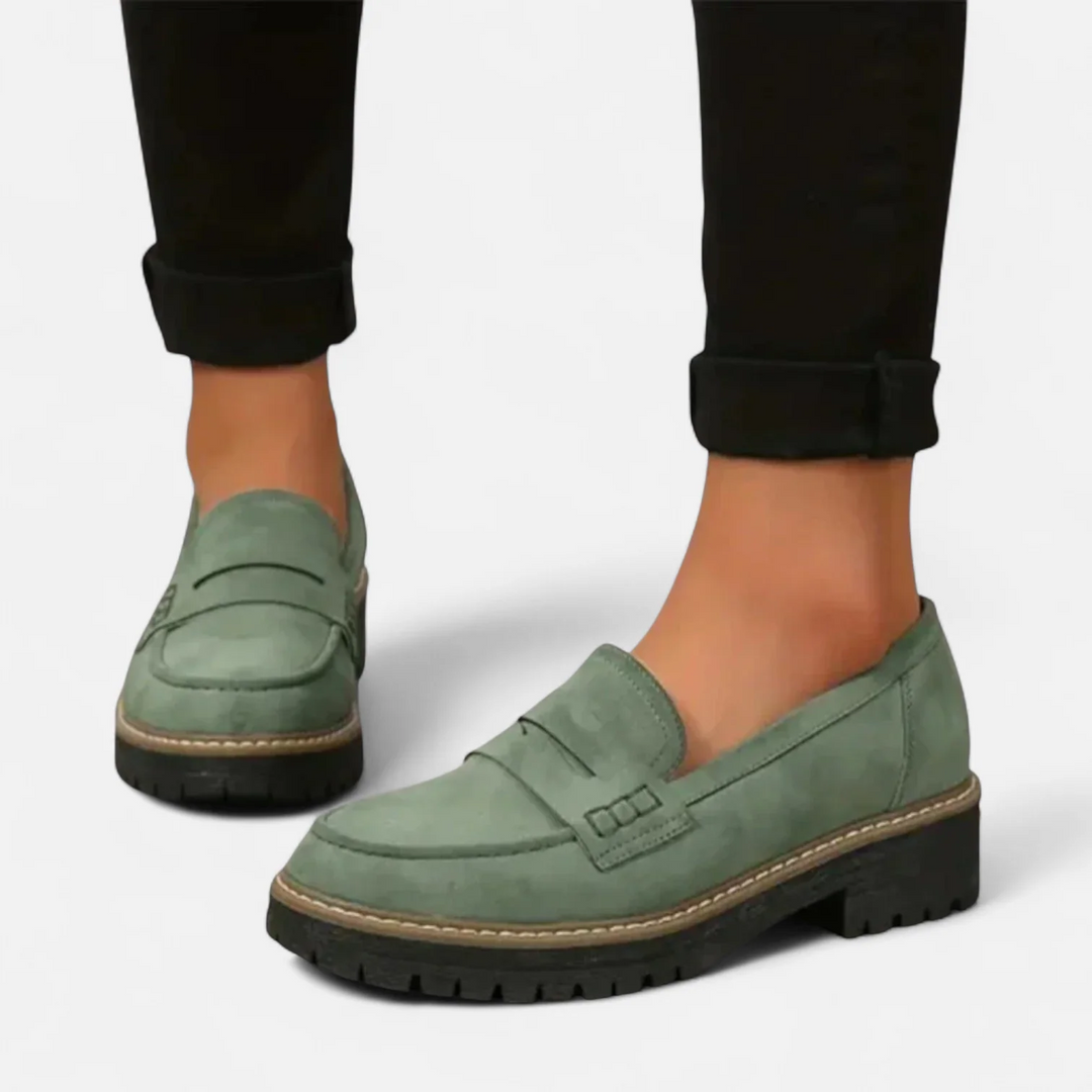 Mocassins Met Gekartelde Zool Élina