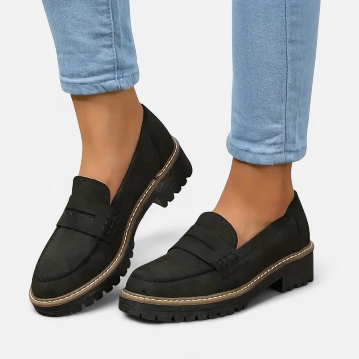 Mocassins Met Gekartelde Zool Élina