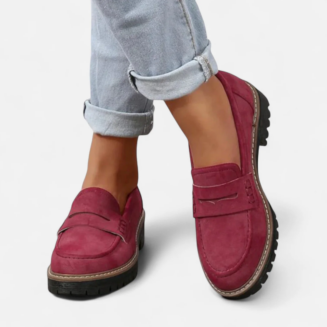Mocassins Met Gekartelde Zool Élina