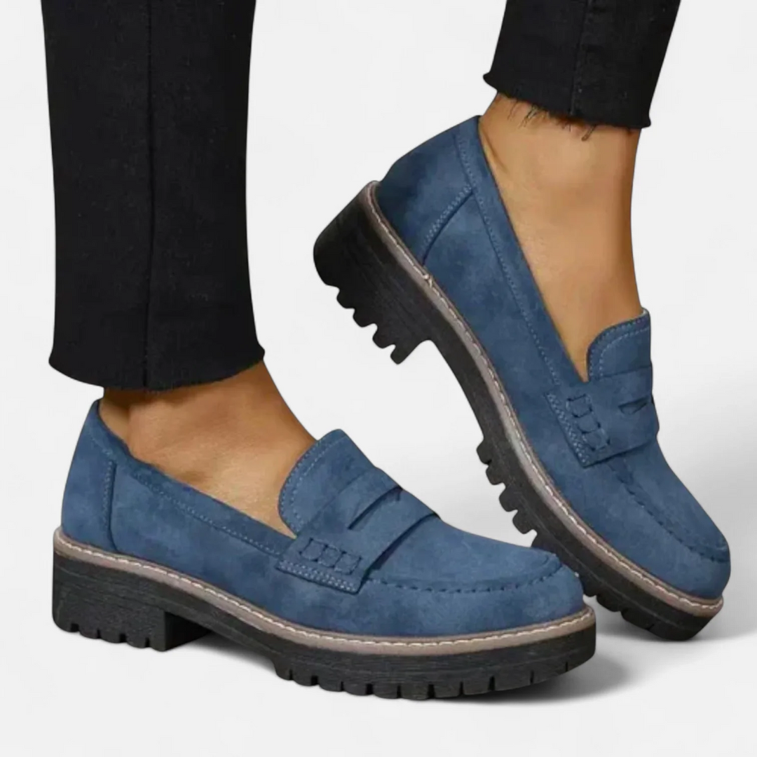 Mocassins Met Gekartelde Zool Élina