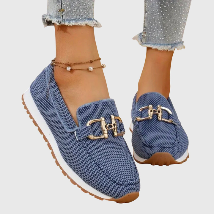 Instappers Maille Met Platte Platform Michèle