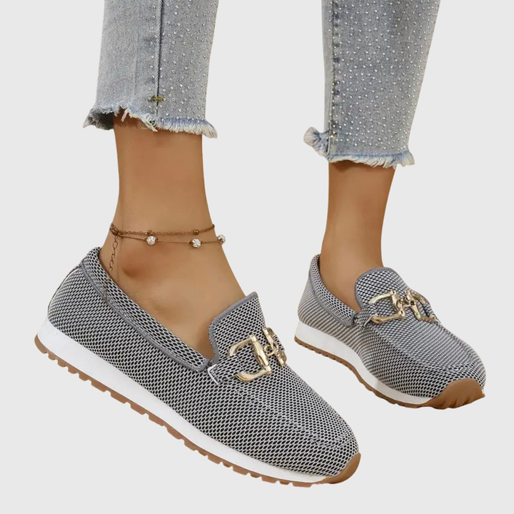Instappers Maille Met Platte Platform Michèle