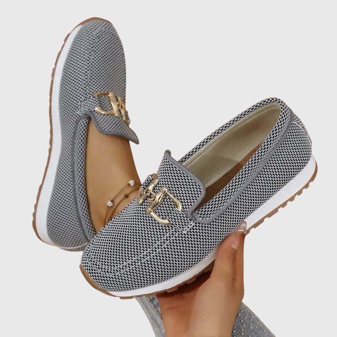 Instappers Maille Met Platte Platform Michèle
