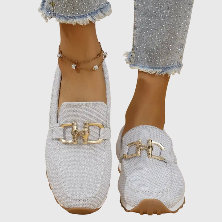 Instappers Maille Met Platte Platform Michèle