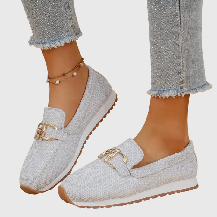 Instappers Maille Met Platte Platform Michèle