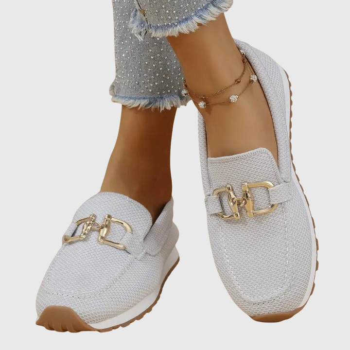 Instappers Maille Met Platte Platform Michèle