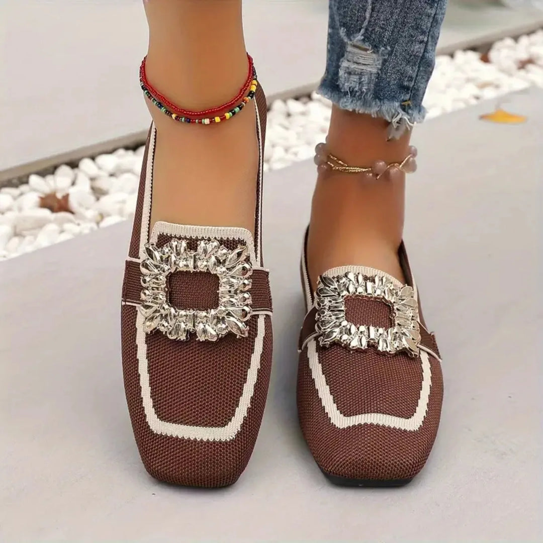Mules Gebreid Versierd Manon