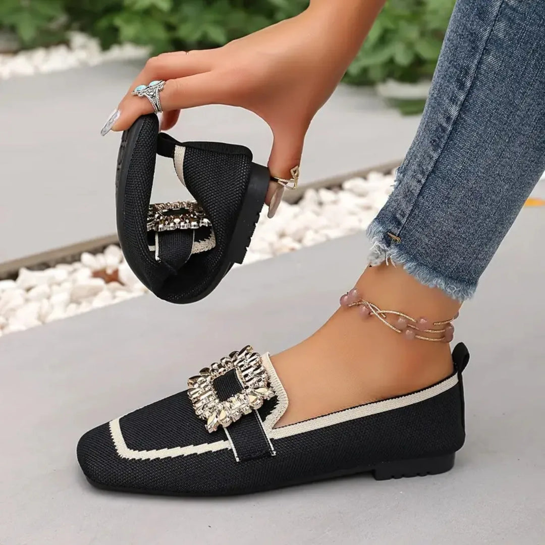Mules Gebreid Versierd Manon