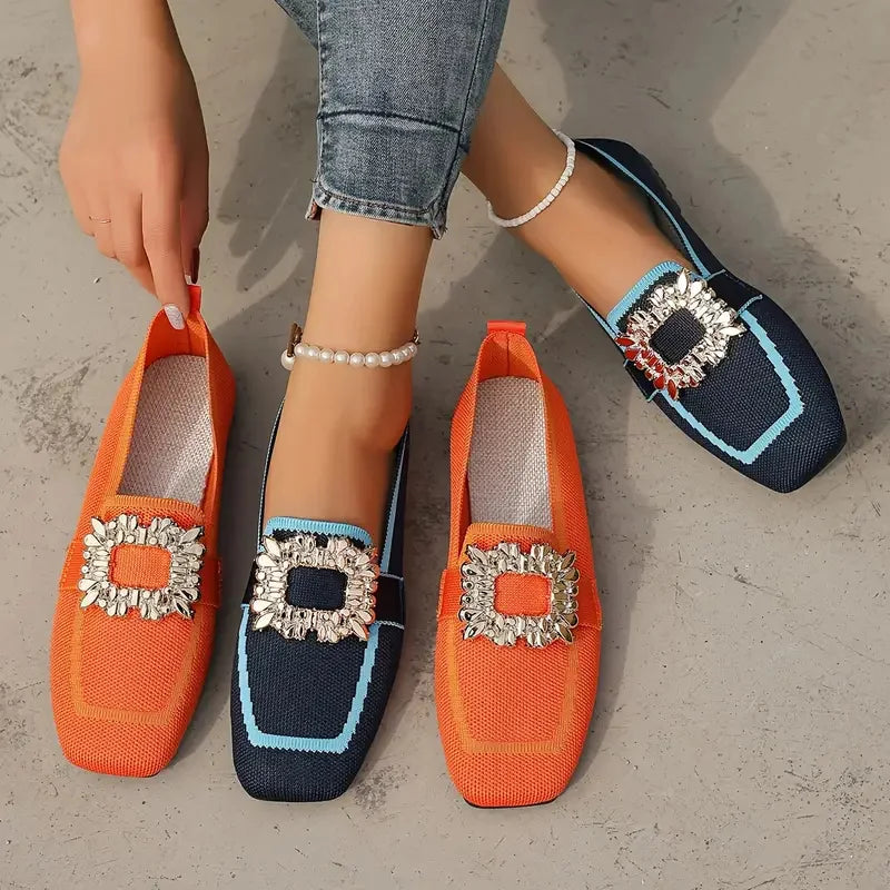 Mules Gebreid Versierd Manon