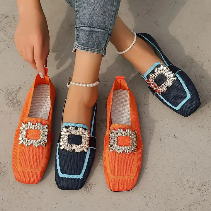 Mules Gebreid Versierd Manon