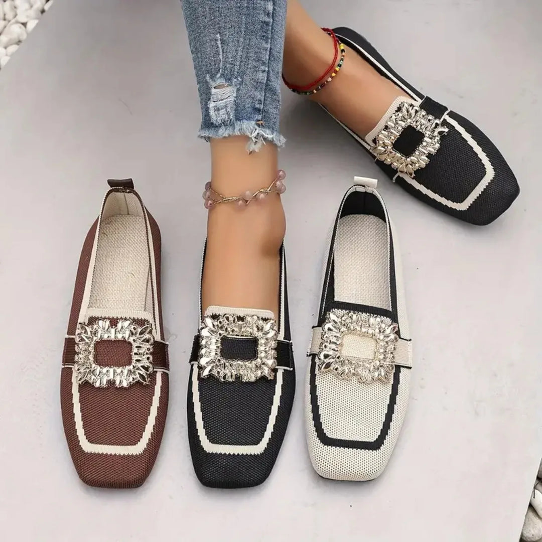 Mules Gebreid Versierd Manon