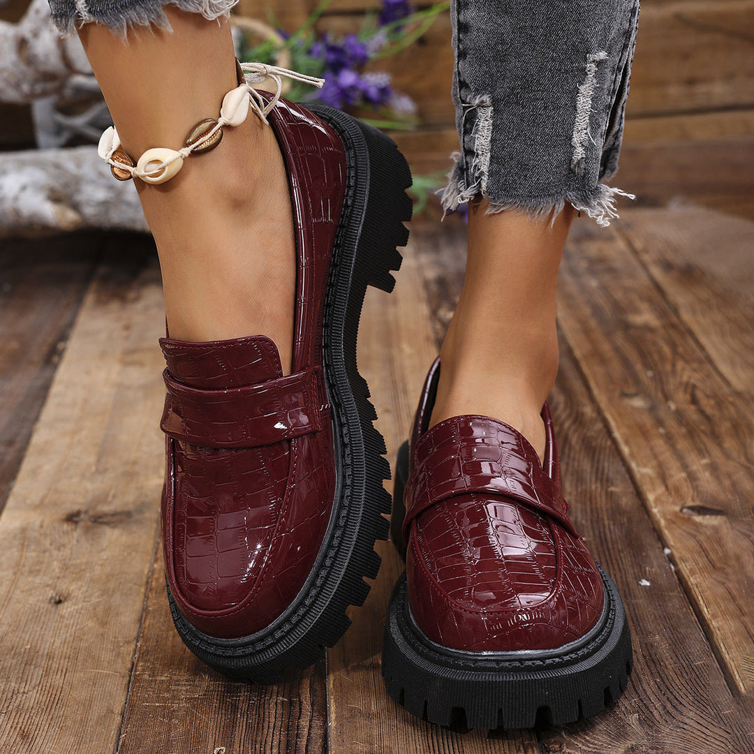 Lakloafers met Gripzool Florence