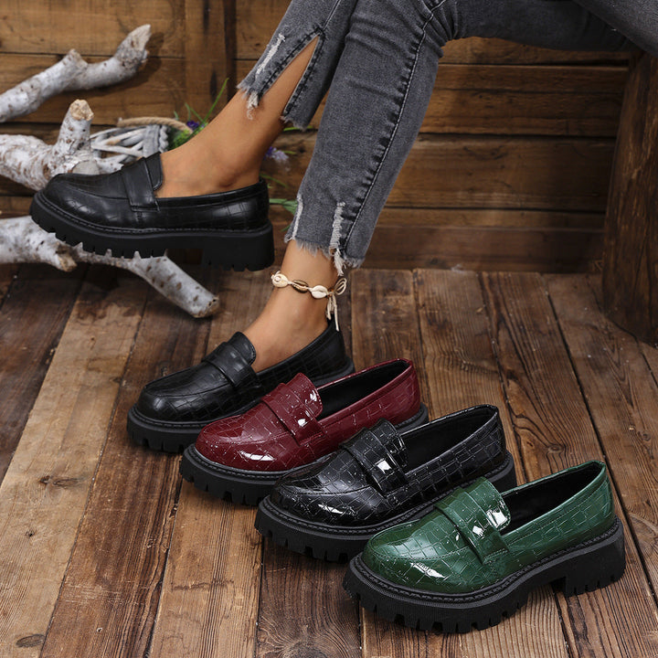 Lakloafers met Gripzool Florence