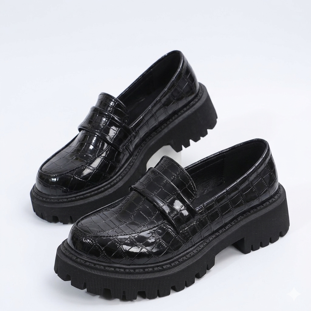 Lakloafers met Gripzool Florence